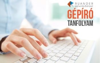 Gépíró tanfolyam RUANDER Oktatóközpont