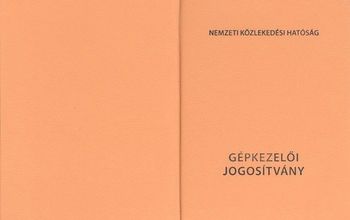 Gépkezelői jogosítvány Hidra Felnőttképző Központ Kft